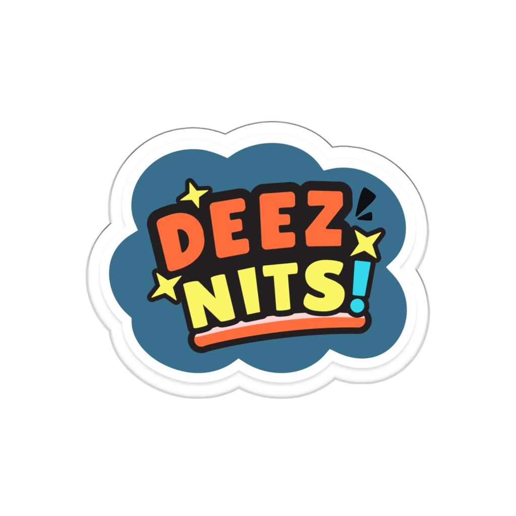 "Deez Nits!" 4" Die-Cut Sticker
