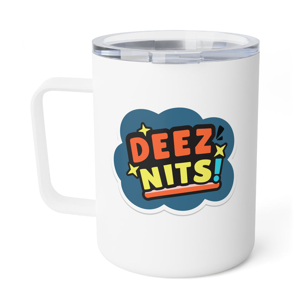 Deez Nits 10oz Insulated Travel Mug