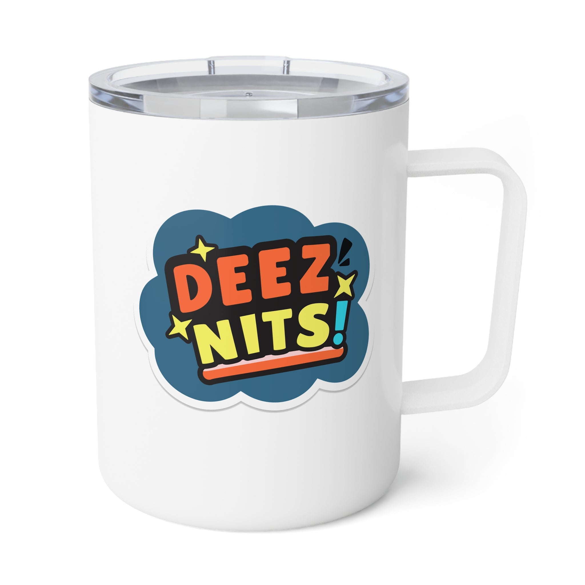 Deez Nits 10oz Insulated Travel Mug